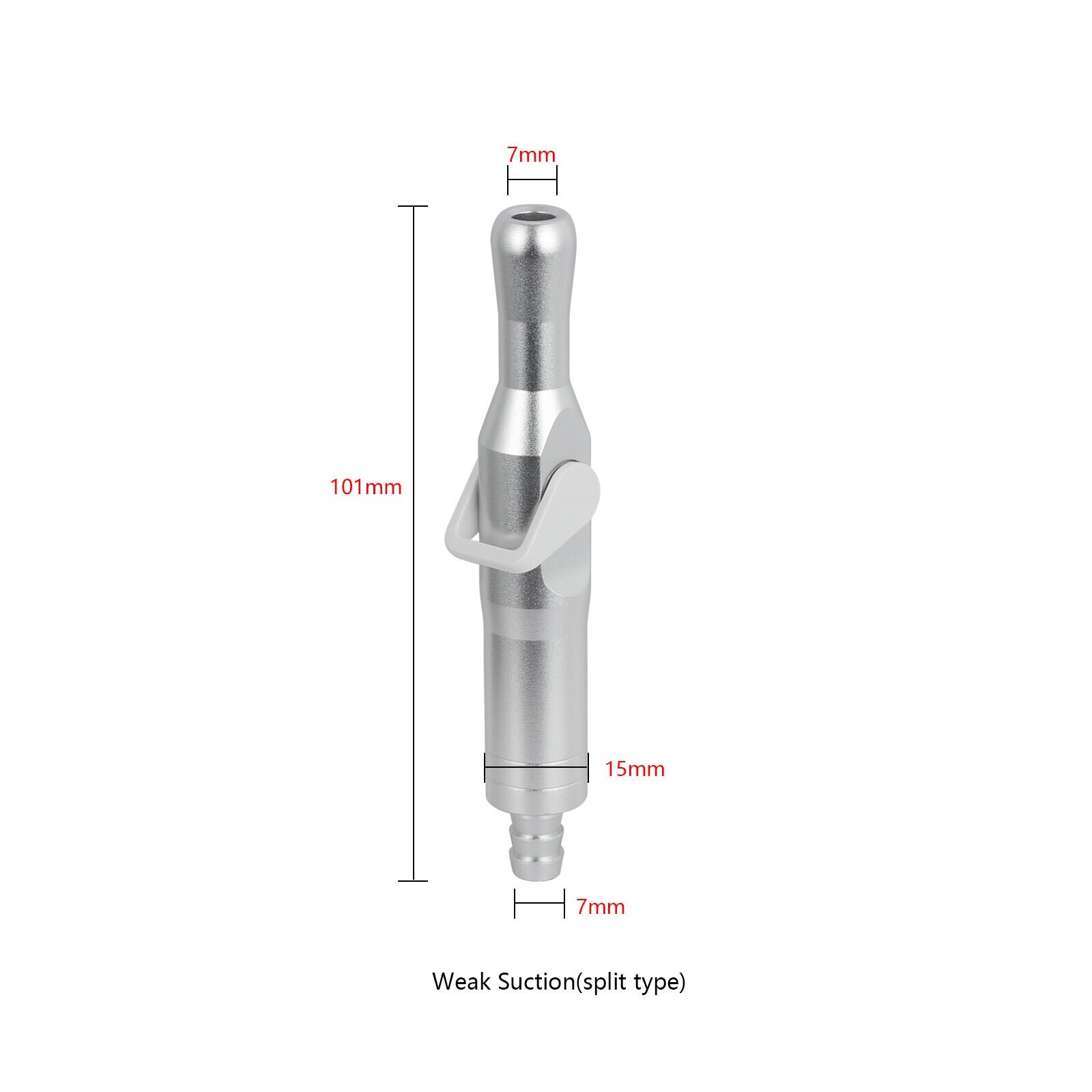 Dental Saliva Ejector Suction Valve Strong HVE/Weak SE Suction Tip Adapter