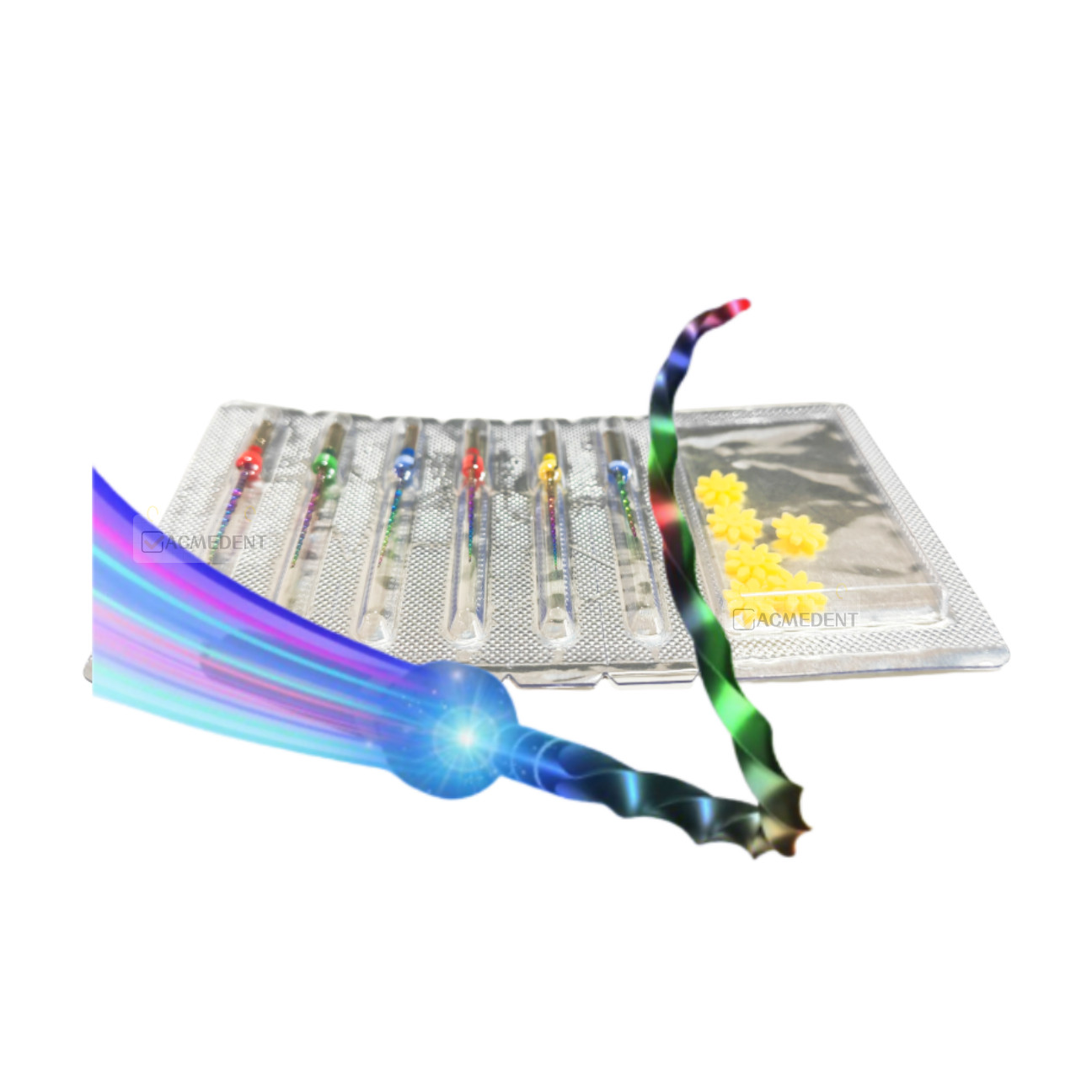 Dental Nano Coating Files Niti Super Flexi Cutting File Heat Activated Rotary
