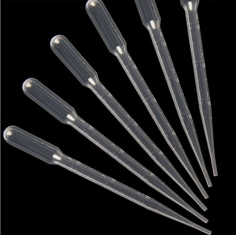 100-1000X 0.2ml Disposable Polyethylene Eye Dropper Transfer Graduated Pipettes