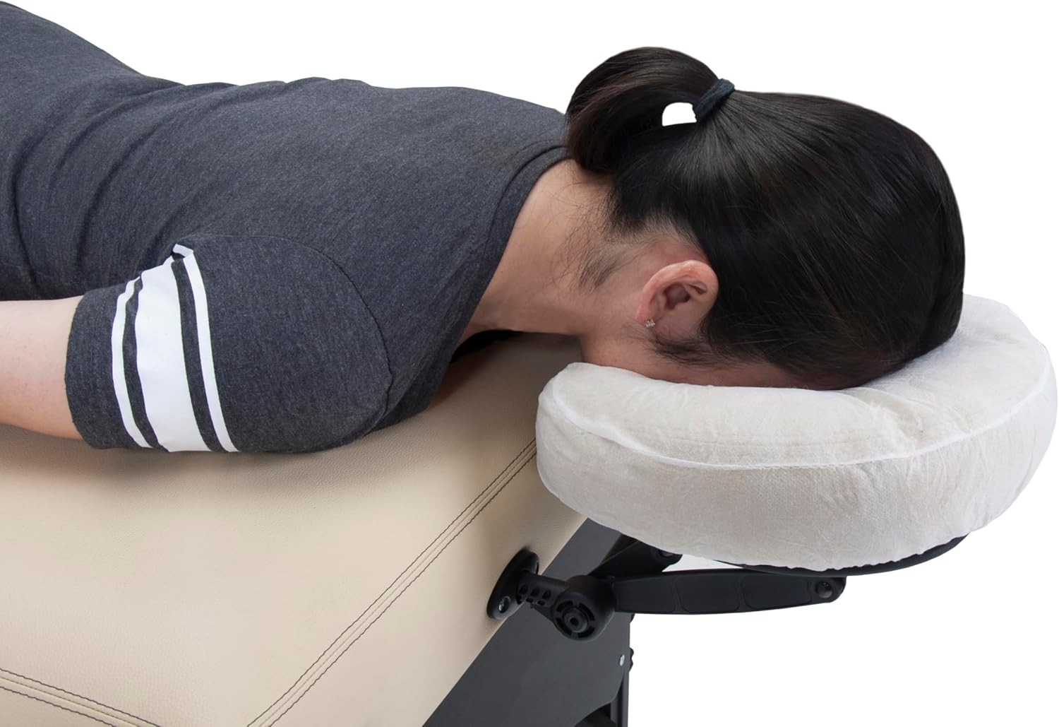 EarthLite Fitted Disposable Face Cradle Covers – 50-Count Hypoallergenic Comfort