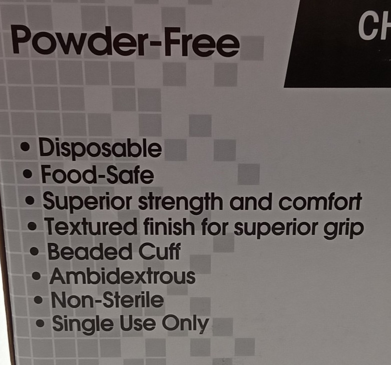ForPro Professional Disposable Nitrile Gloves Chemical Resistant 100 ct 10 Boxes