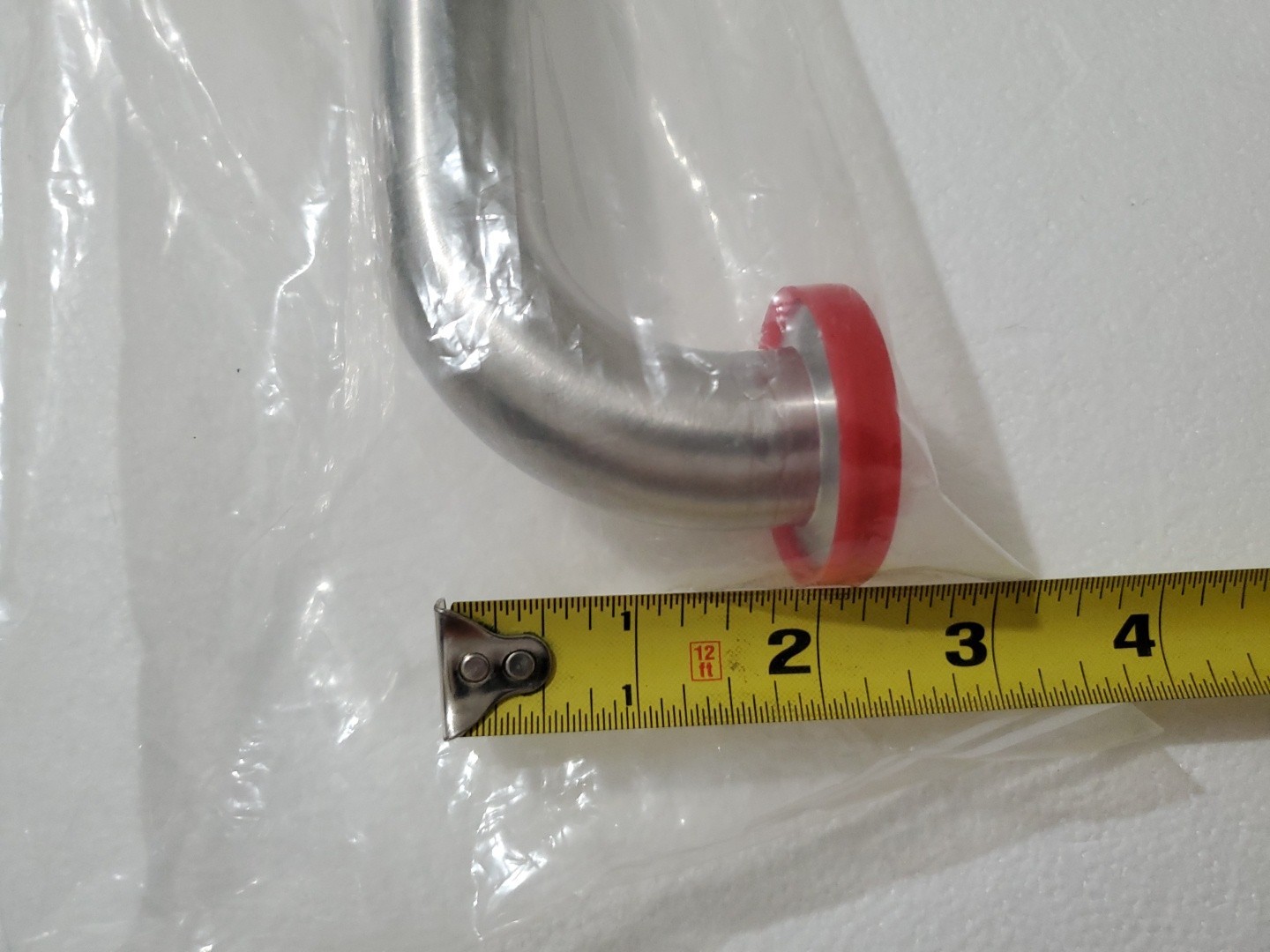 KF25 NW25 Nipple «S» Curve ~19″ Long Overall – Vacuum Fitting Stainless Tube