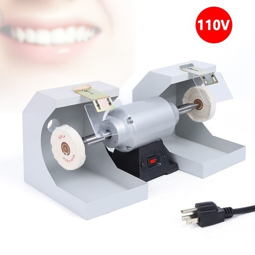 Lathe Buffing Grind Polisher Benchtop Dental Lab Grinder Polishing Machine 550W