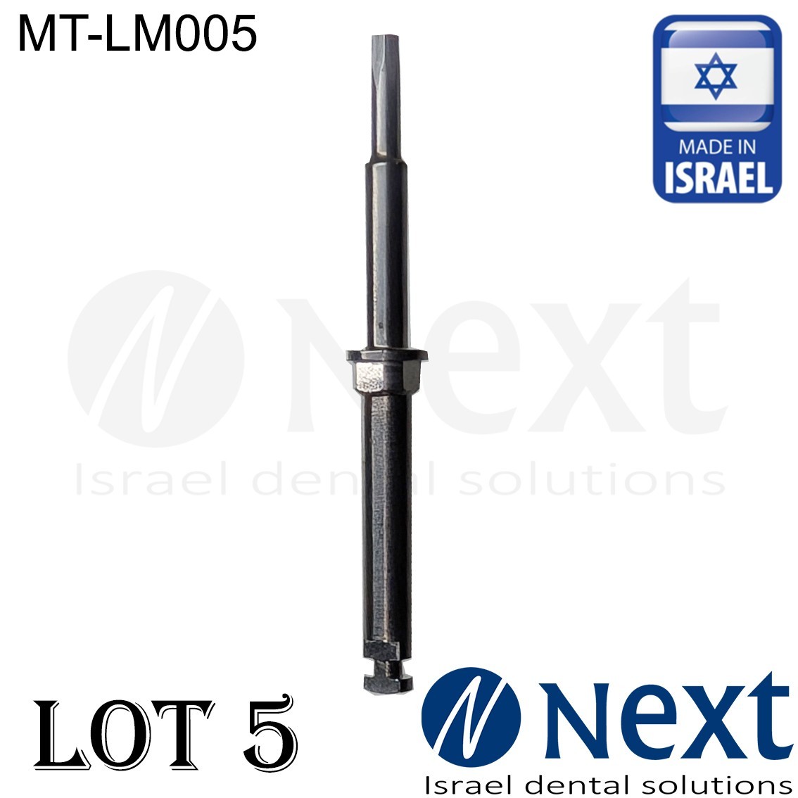 Lot x 5 MIS Straight 1.25 long key motor mount RA MT-LM005 screw driver