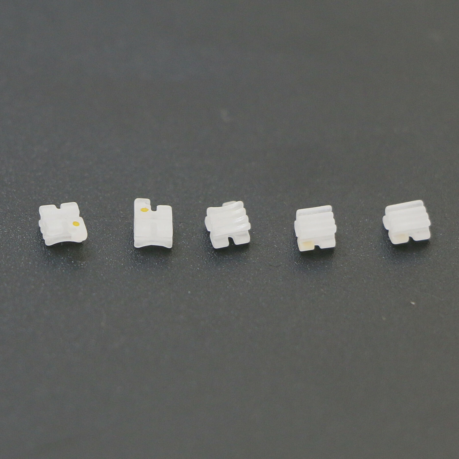 US Dental Orthodontic Ceramic White Clear Brackets Brace Roth 022 3 4 5 Hooks