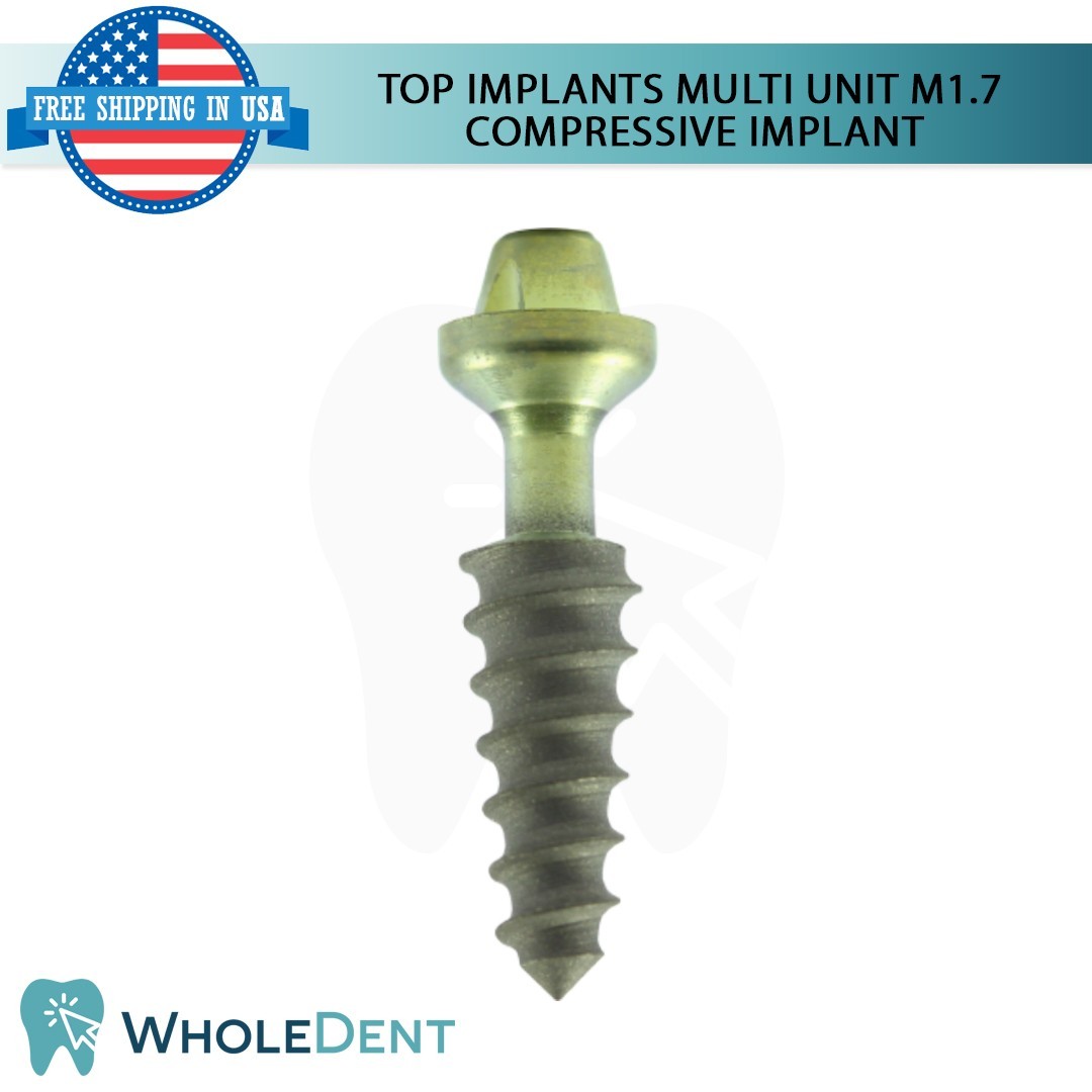 X5 Dental Multi Unit M1.7 Compressive Monoblock Fixture Titanium Sterile SLA