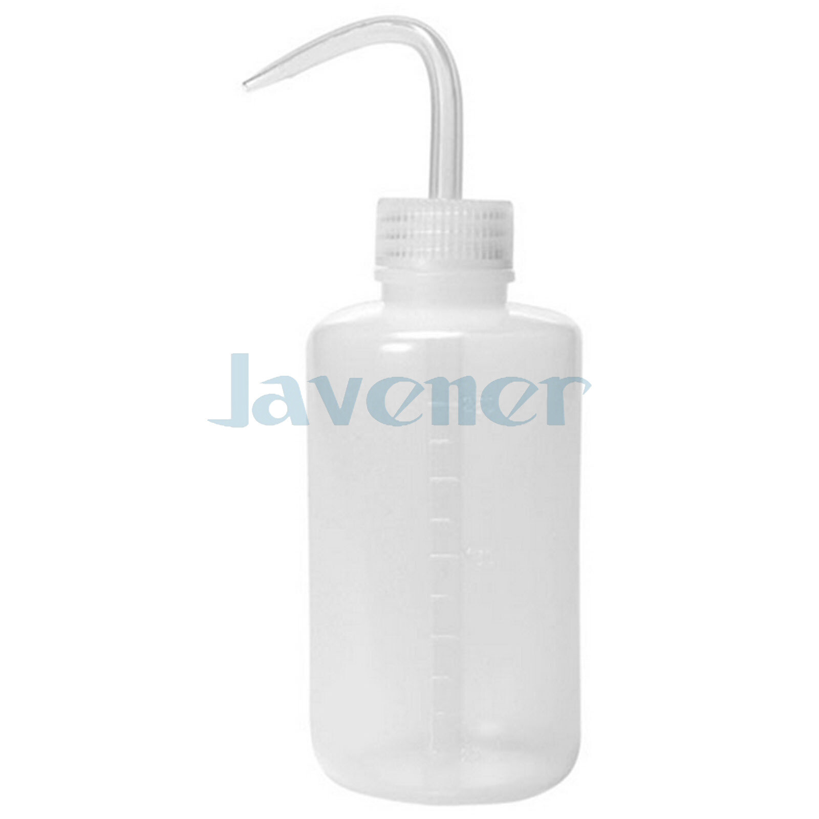 125ml 250ml 500ml Plastic PE Squeeze Bottle Tattoo Wash White Bent Tip