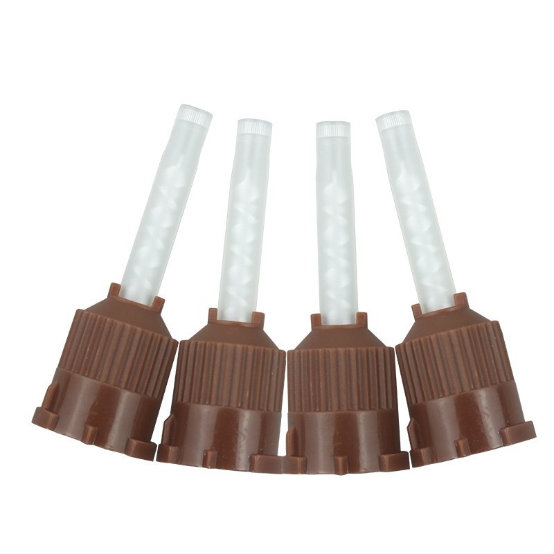 Dental Impression Material Mixing Tips Disposable Mixer Nozzle Mix Head 100PCS