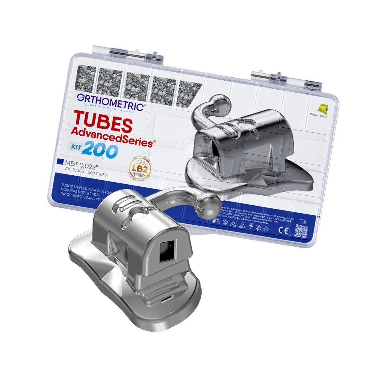 OrthoMetric Advanced Bonding Tubes Kit MBT 022 – 200 Units (20.12.2146)