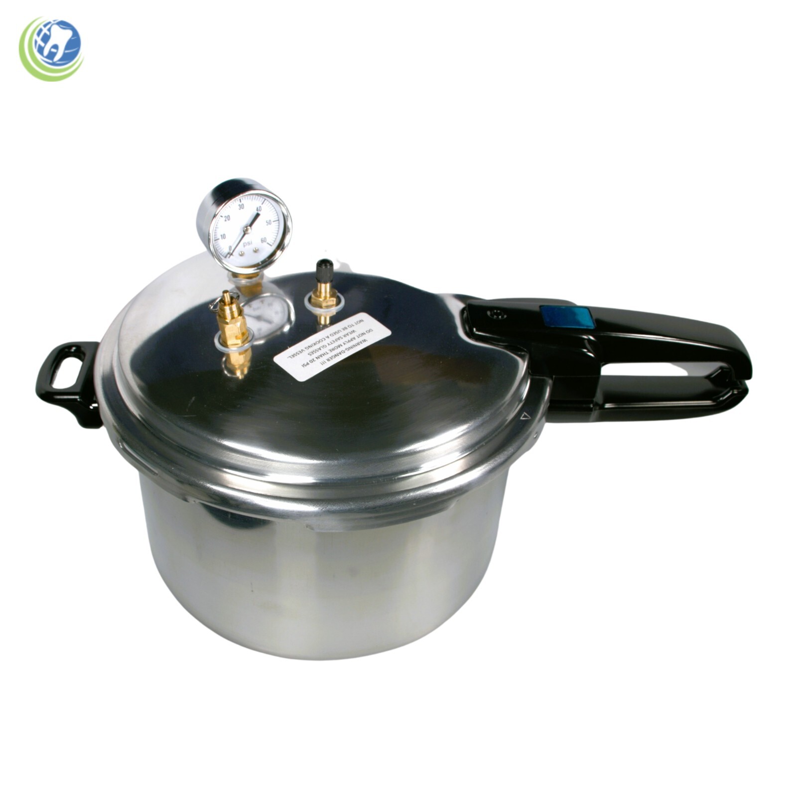 Dental Laboratory Pneumatic Curing Pressure Pot 6 Quarts (5.68 Liters) Aluminum