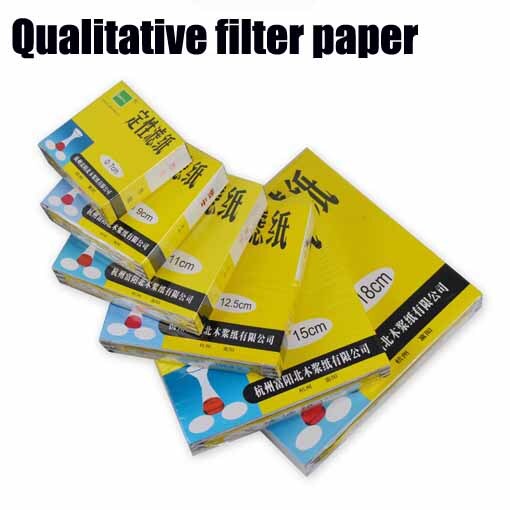 Funnel 100pcs Chemistry Lab Qualitative Filtration glassware Filter paper