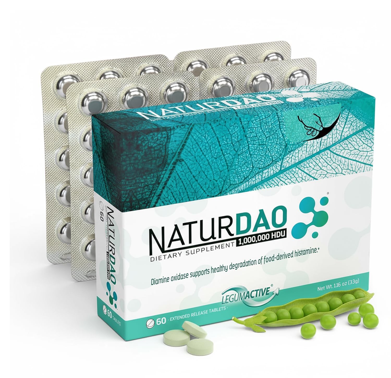 NATURDAO® DAO enzyme 1,000,000 HDU per tablet – DAO Enzyme Supplement – Hista…