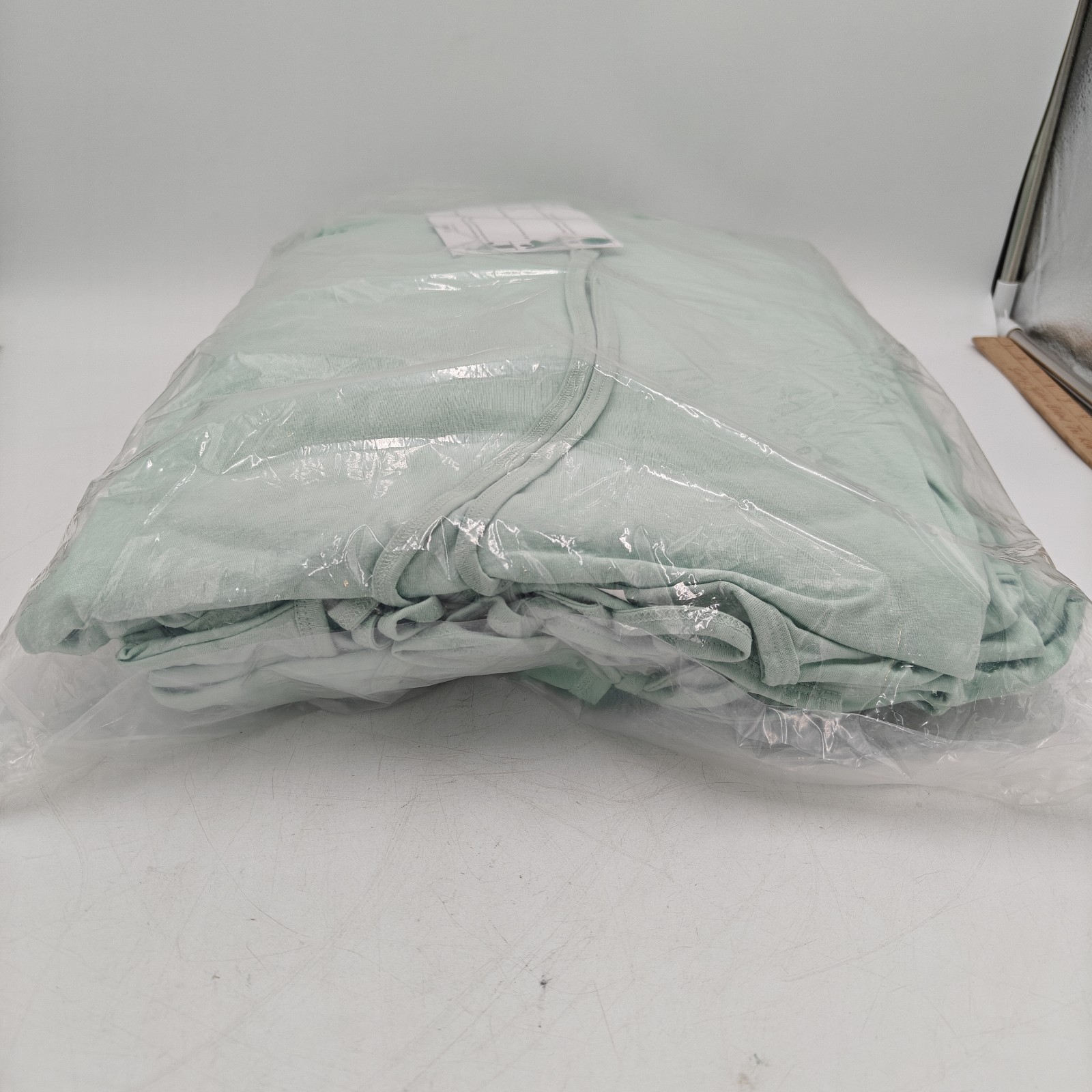 NEW Hanes Hospital Gown 10 Pack Long Sleeve Green Tie Back XL XXL XXXL 2XL 3XL