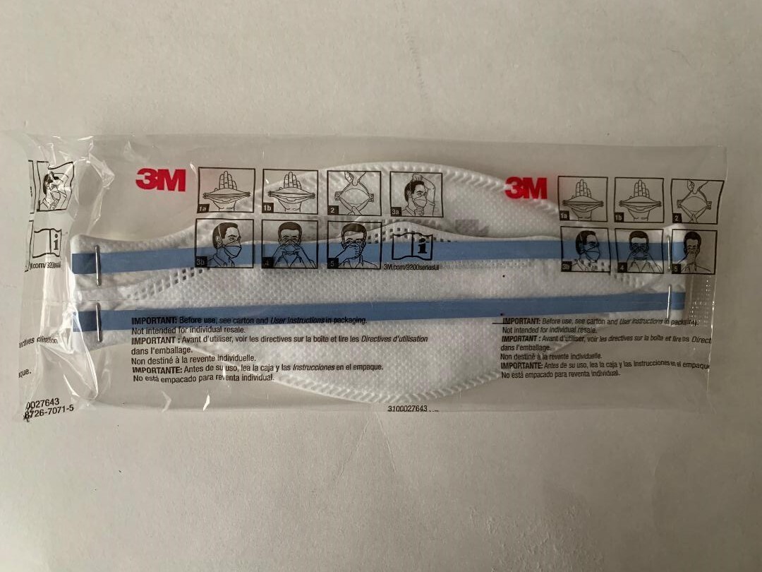 3M Aura 9205+ N95 Particulate Respirator Masks- NIOSH Approved (Pack of 20)