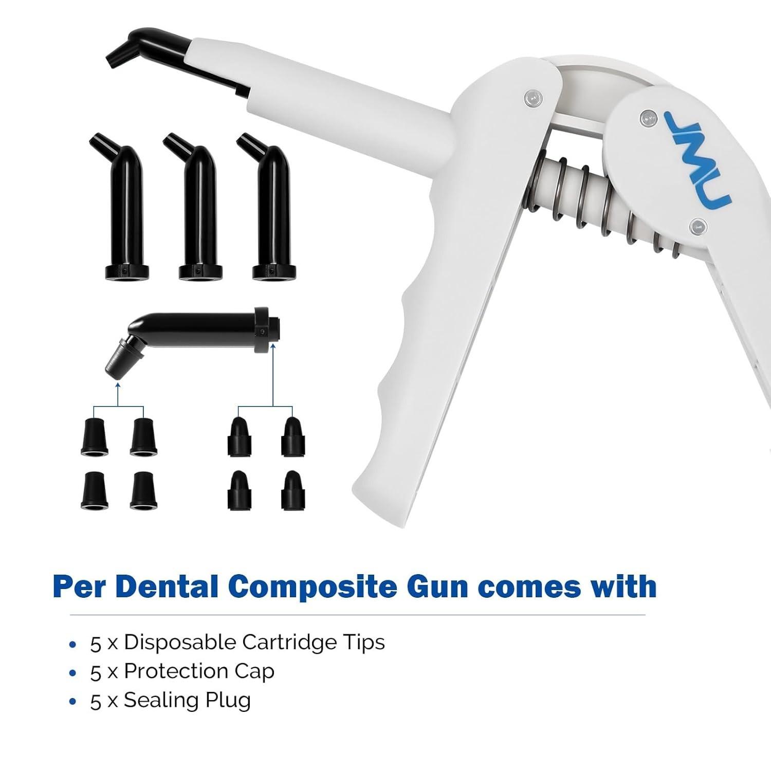 Professional 10-Pack Dental Composite Gun Applicator – Sterilizable & Efficient