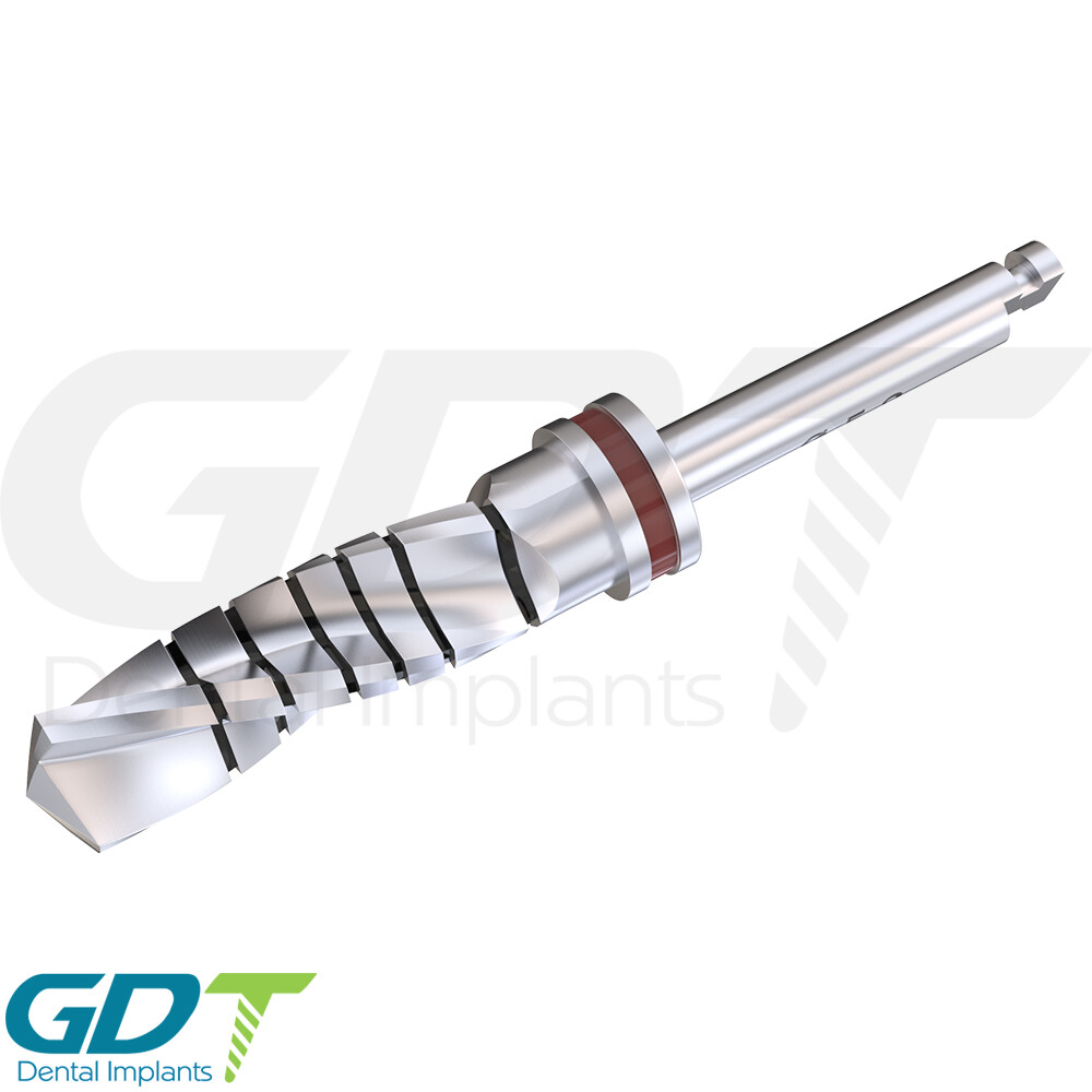 Drill Stoppers Set + Straight Drill Ø5.2 External Irrigated, Dental Implant