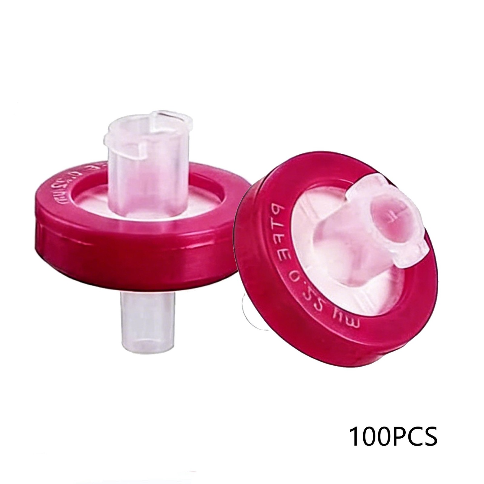 100/1000PCS PTFE Syringe Filter 0.22μm 13mm Sterile Hydrophobic Filtration PTFE
