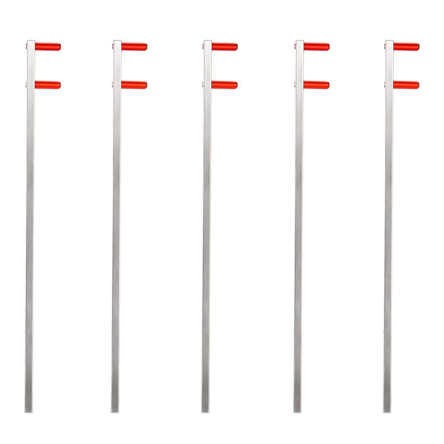 5x Dental Bitewing Indicator Arms X-Ray Sensor Holder BAI Style Red Color-Coded