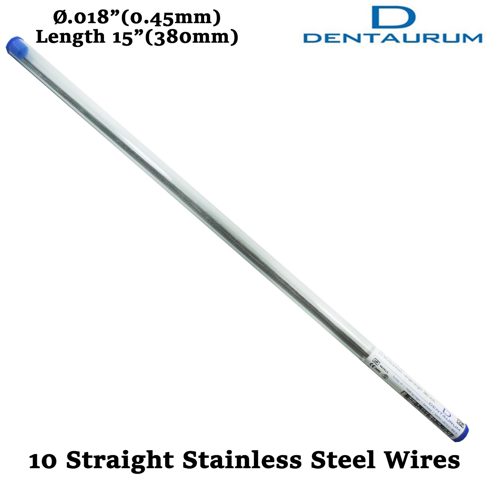 Dental Orthodontic Dentaurum Twisted Stick Retainer Wire Stainless Steel Ø.018″