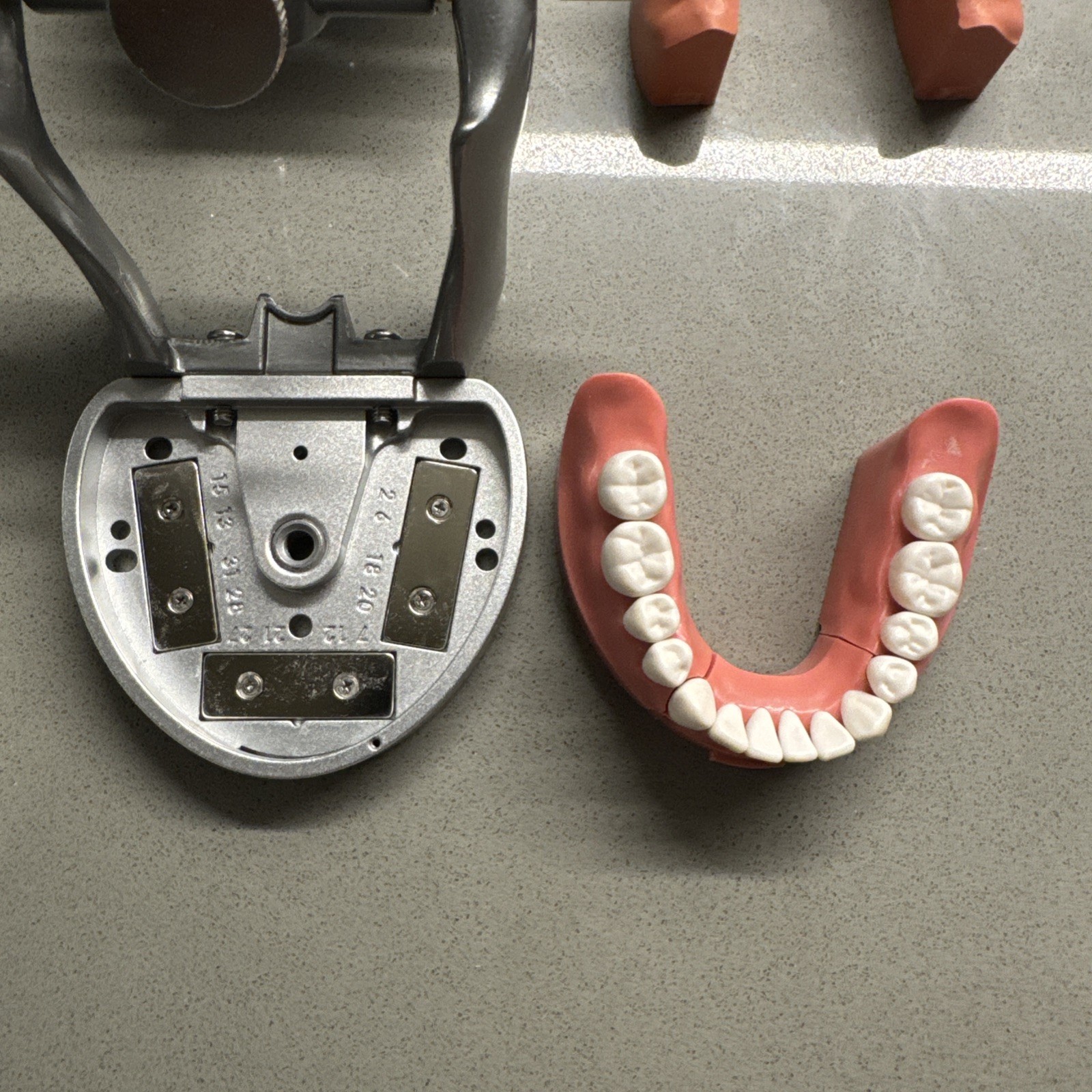ModuPRO Dental Articulator with Case, Apex Putty, Fixing Gel, and Screwdriver