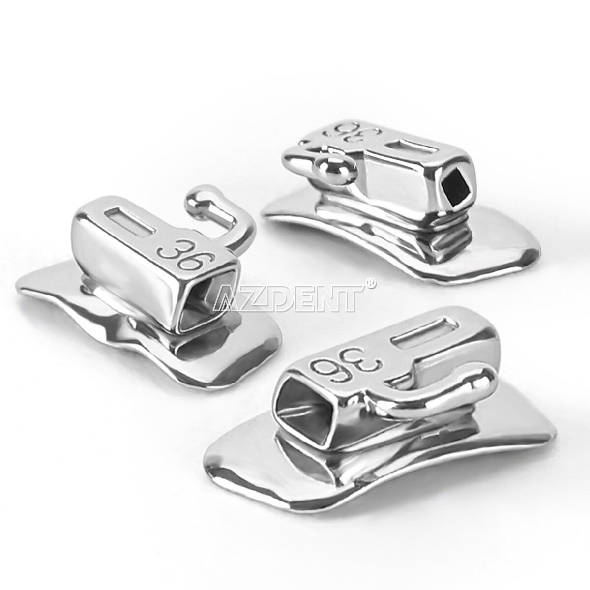 Dental Orthodontic Brackets Braces Self-Ligating Mini Roth.022 Hooks 345 USA