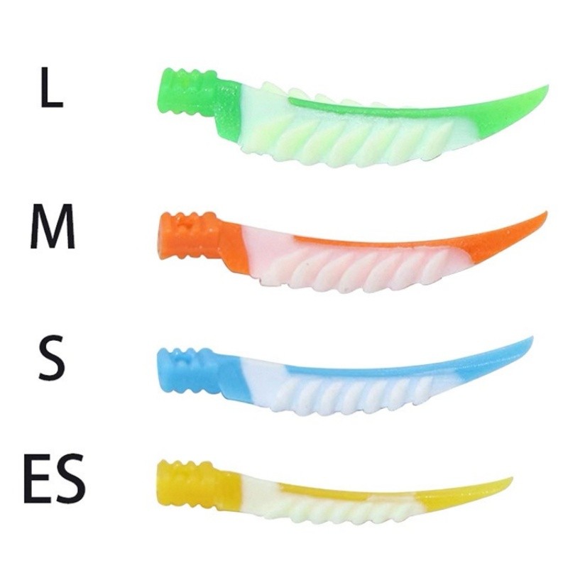 Mixed Disposable Plastic Wave Shape Dental Tooth Gap Composite Interdental Wedge