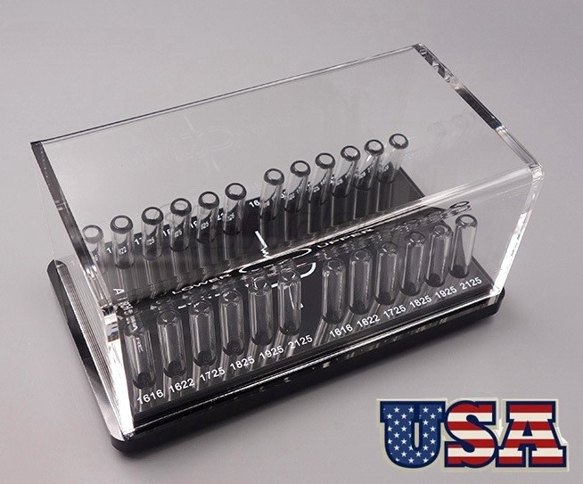 Dental Orthodontic Rectangular Arch Wire Acrylic Organizer Holder Case Box