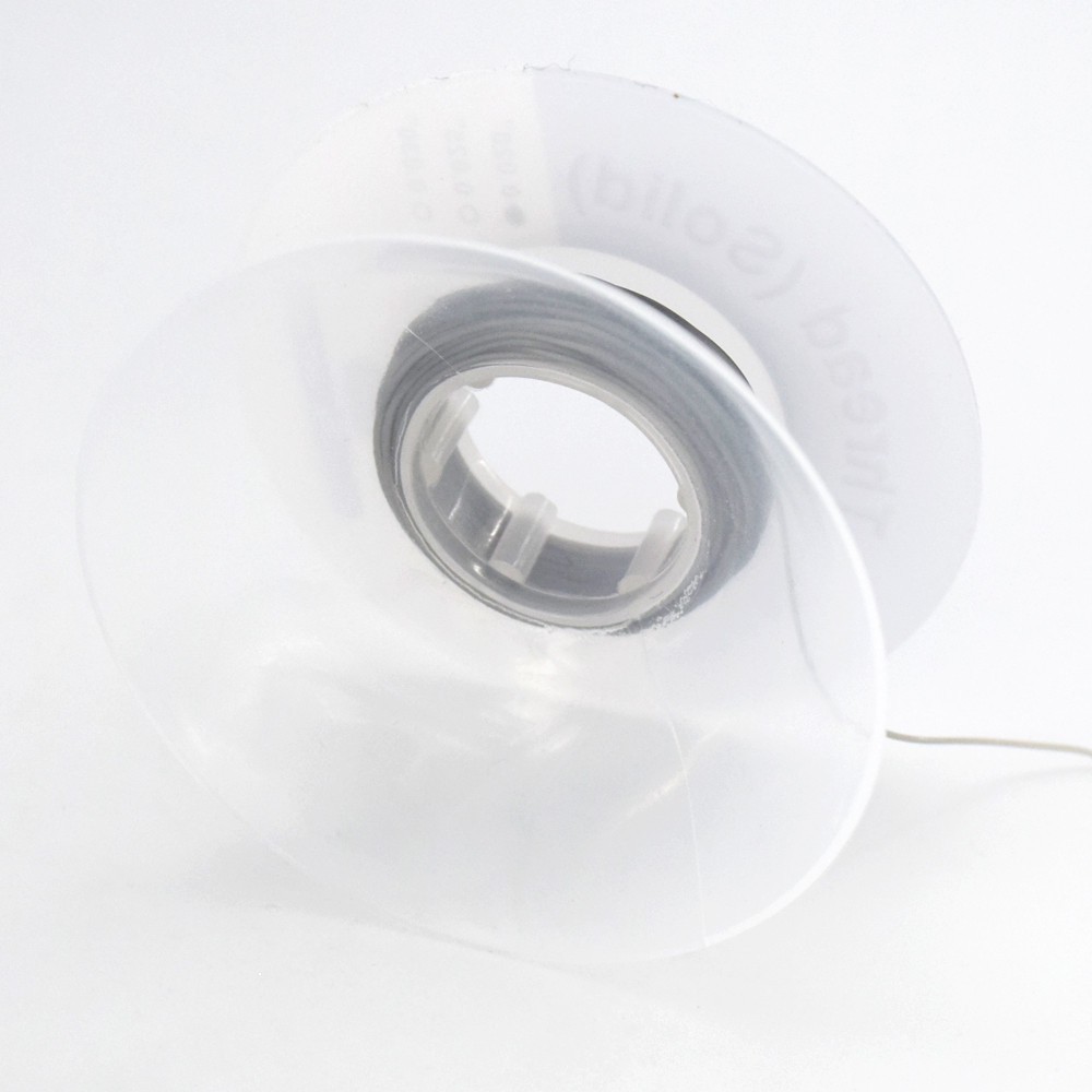 3 Pcs Dental Solid Ortho Round Powerful Solid Elastic Thread Grey 030+025+020