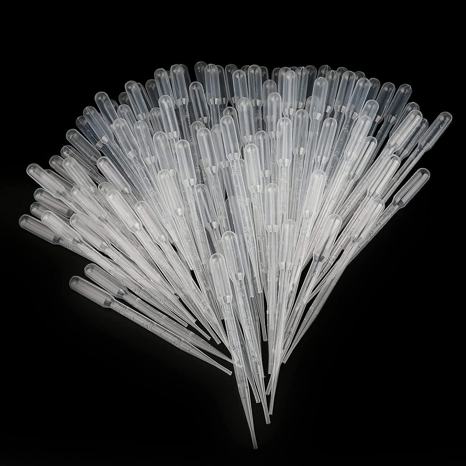 Calibrated 200PCS Pipettes for Essential Oils and Experiments – 3ml Drops