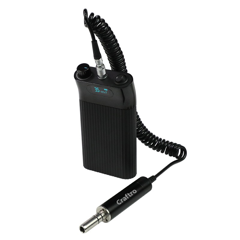 Craftro 35K Dental Lab E-Type Portable Micromotor with Straight Handpiece 3/32»