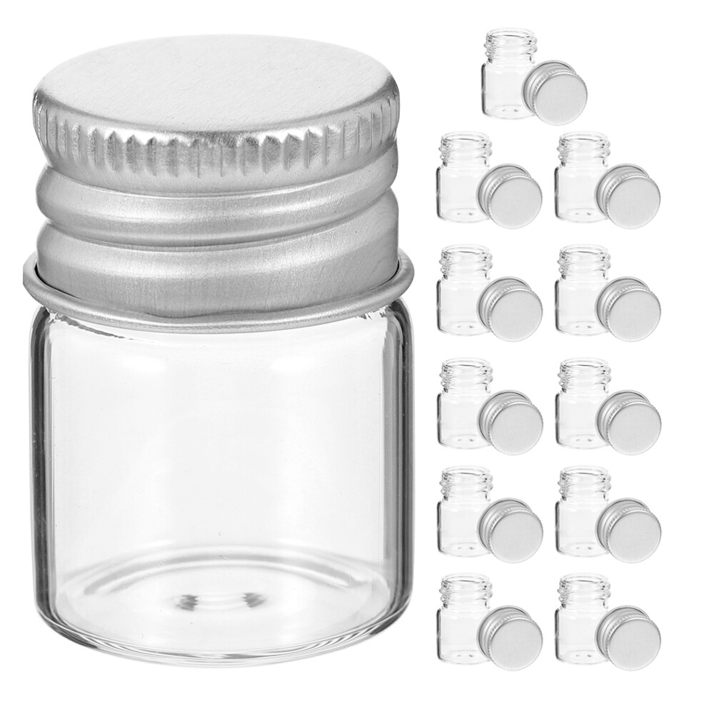24PCS Mini Glass Bottles Perfume Bottles Sample Bottles Tiny Vials for Crafts