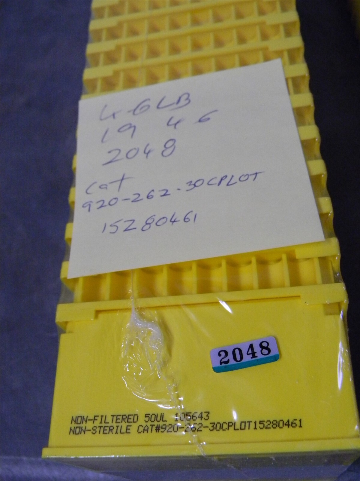 Molecular BioProducts 920-262-30CPLOT15280461, Non Filtered 50 UL 105643