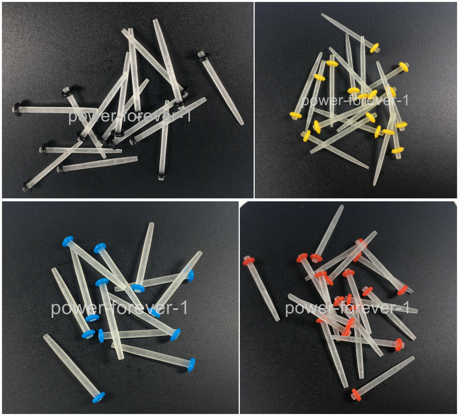 Dental Quartz Straight Fiber Post 1.0 1.2 1.4 1.6mm Build Up Glass Posts