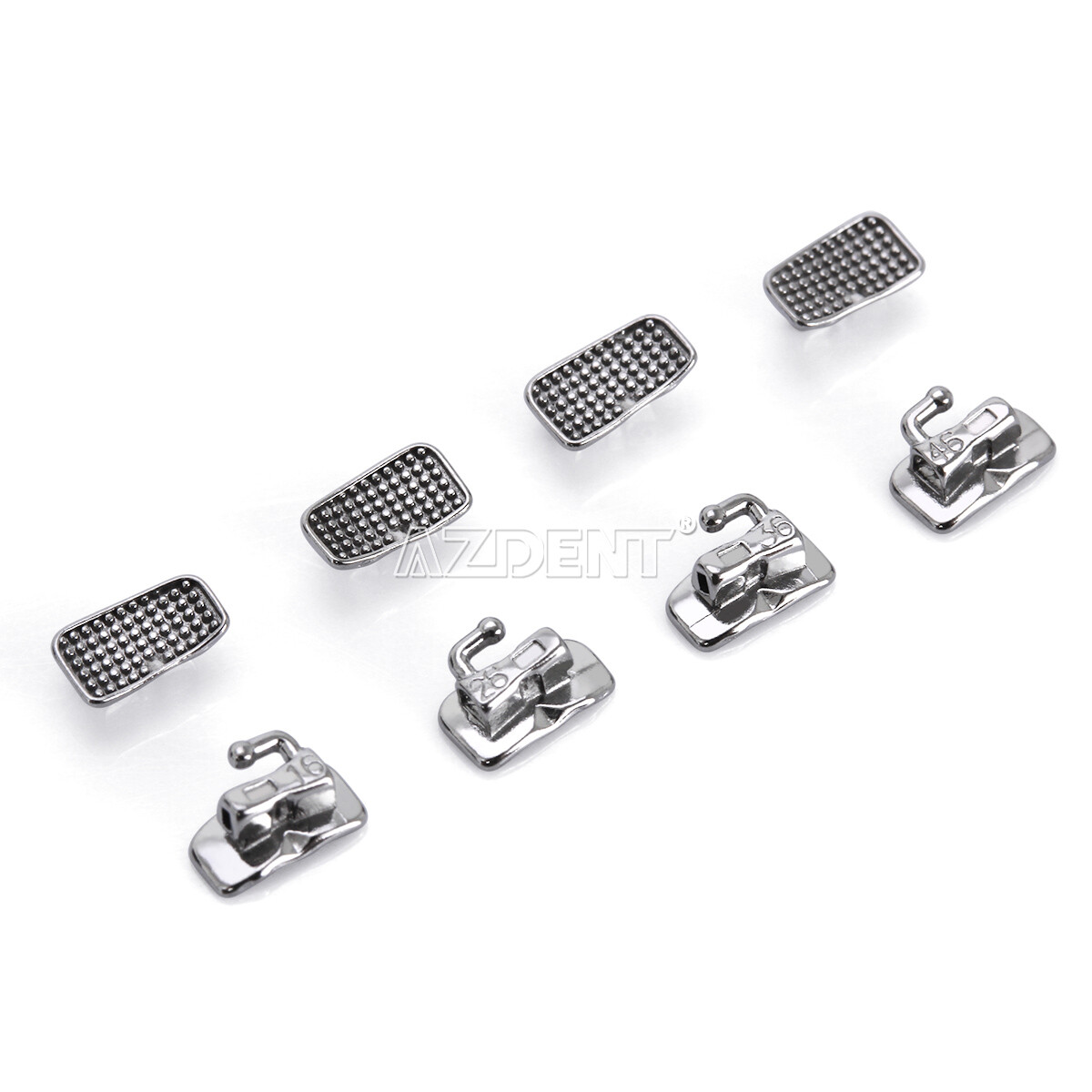 AZDENT Dental Orthodontic 1st Bondable Non-Convertible Roth 0.022 Buccal Tube