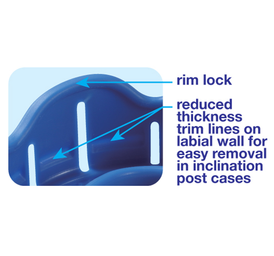 Disposable Dental Impression Trays With Rim Lock Small Upper and Lower 200 pcs