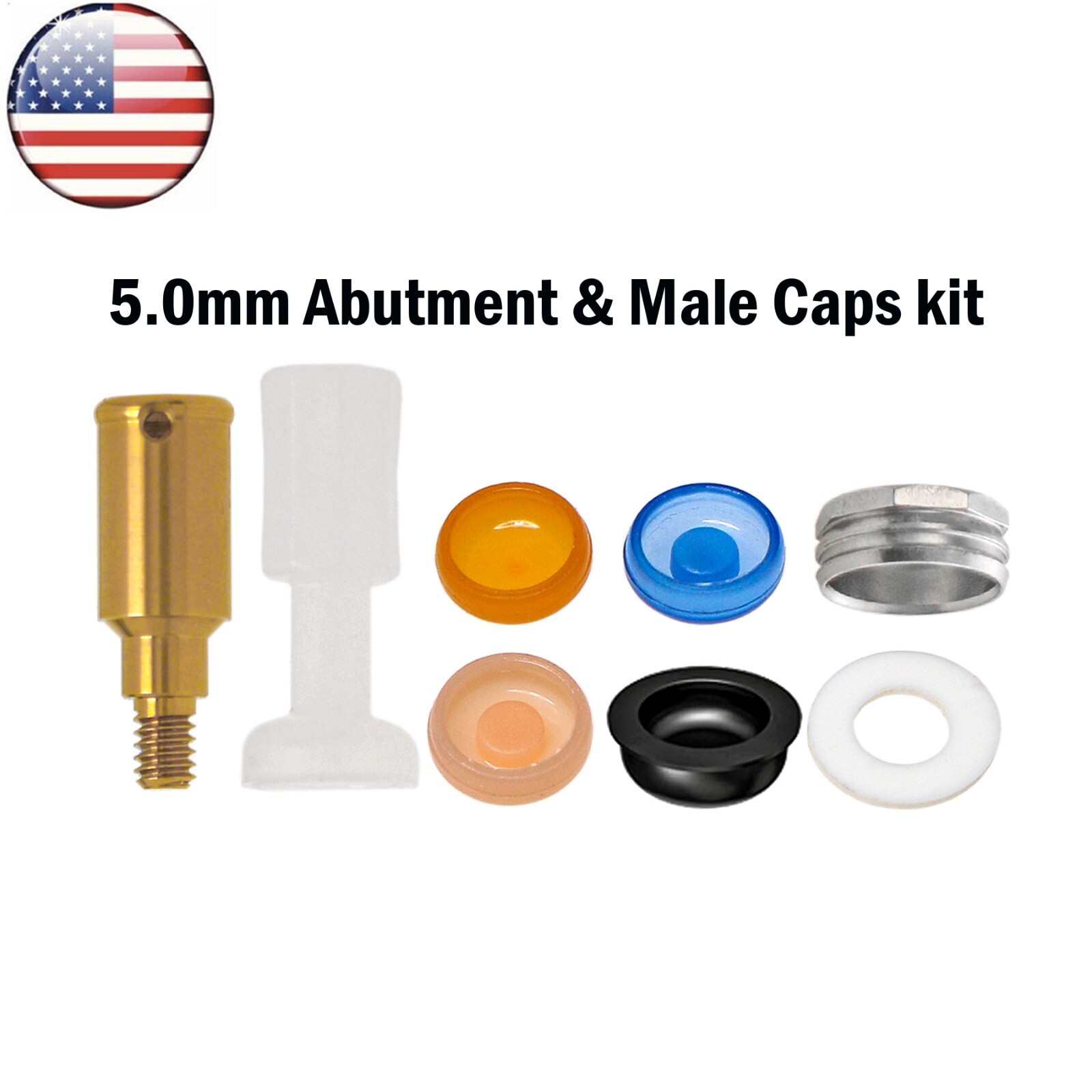 US Dental Locator Attachment Abutment for ZIMMER BEGO Screw-Vent 3.5 Platform