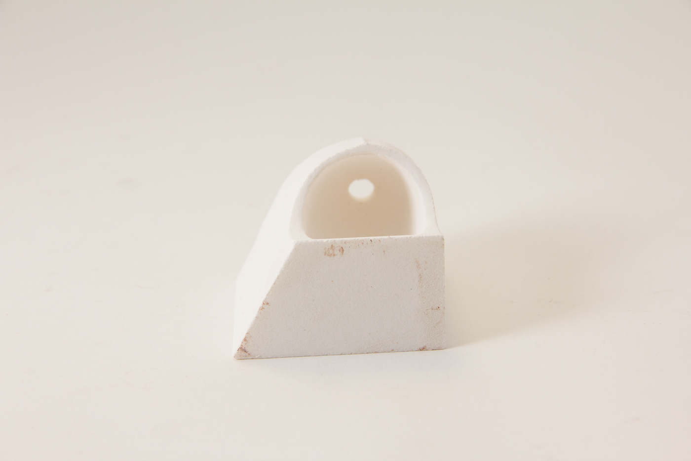 DENTAL LAB JEWELRY CENTRIFUGAL CASTING CRUCIBLE SMALL HOODED TYPE SILICA QUARTZ