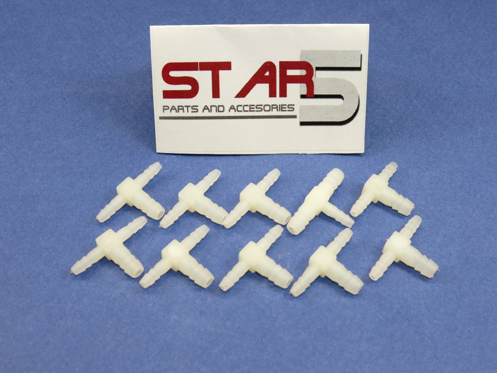 Dental Fitting Connector 1/8» X 1/16″ X 1/16″ Barb Plastic Set /10 Pcs STAR5