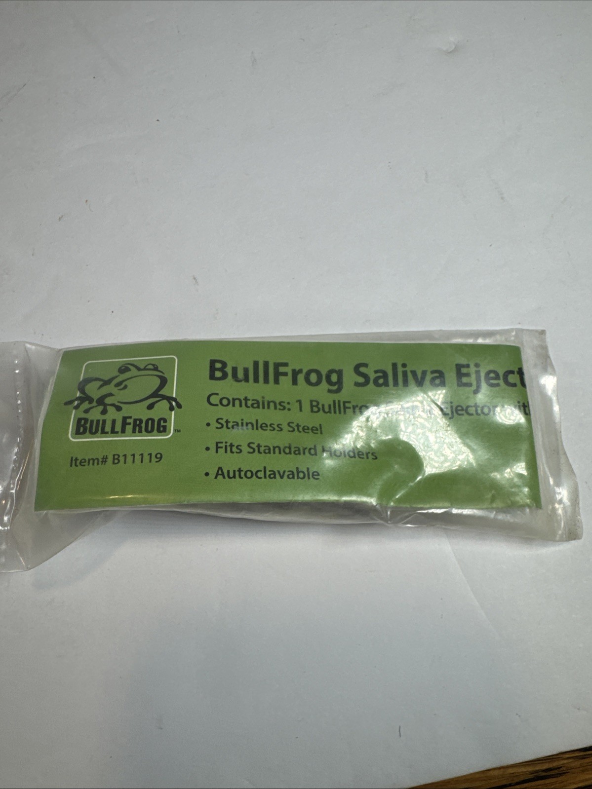 Bullfrog Saliva Ejector With Swivel Brand New B11119 Stainless