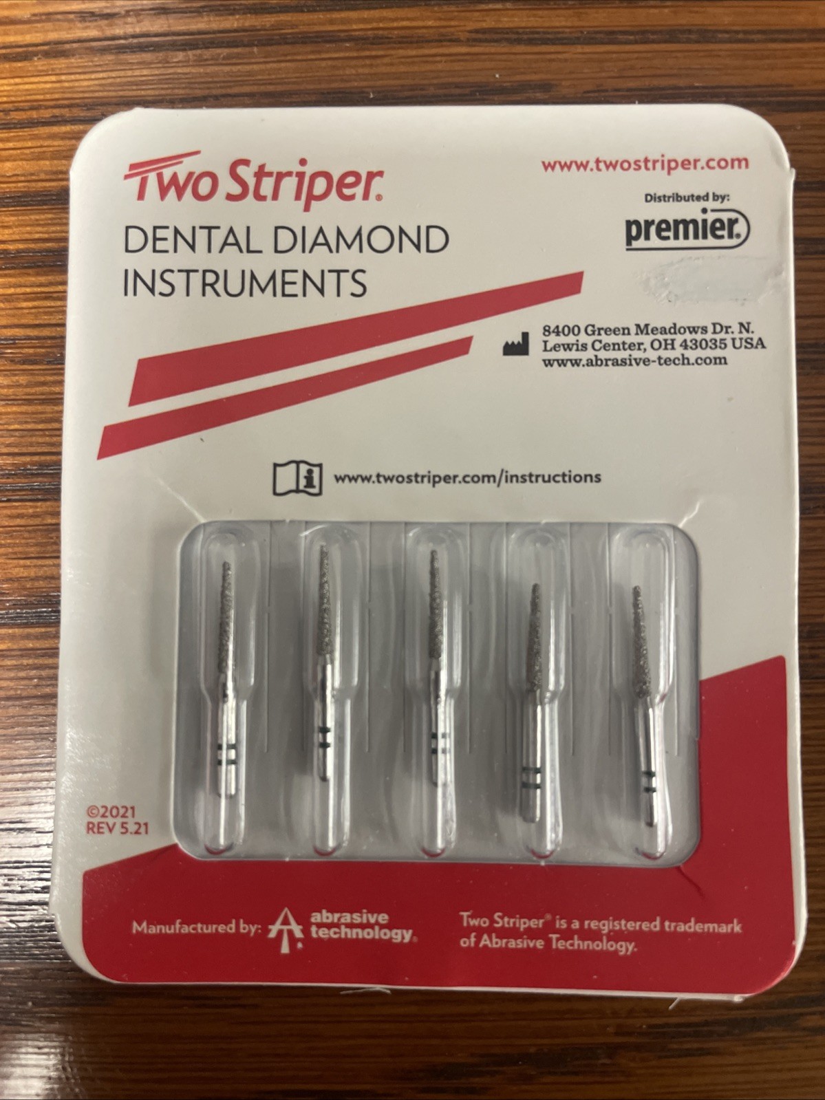 Abrasive Technology Two Striper FG # 700.9C A Quantity Of 8 Pack With Burs 5/Pk