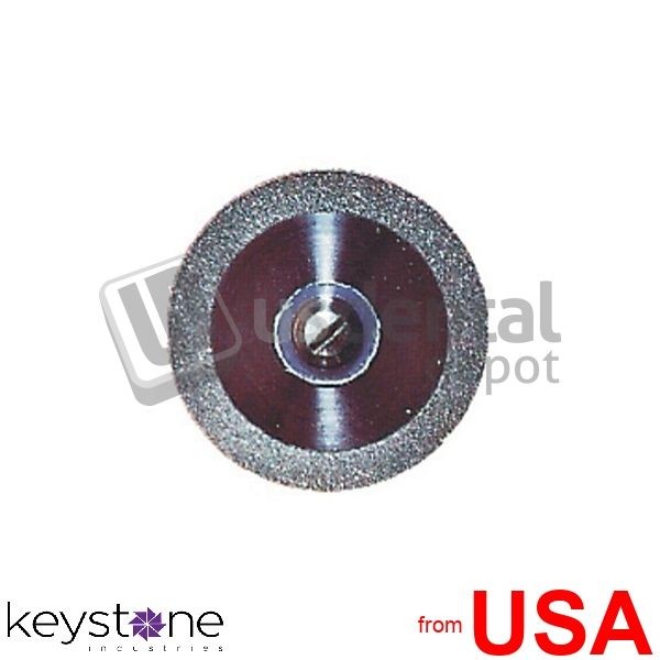 KEYSTONE Mini-Flex Diamond Disc, 0.10 mm x 22 mm dia., Double Sided 034-1290695