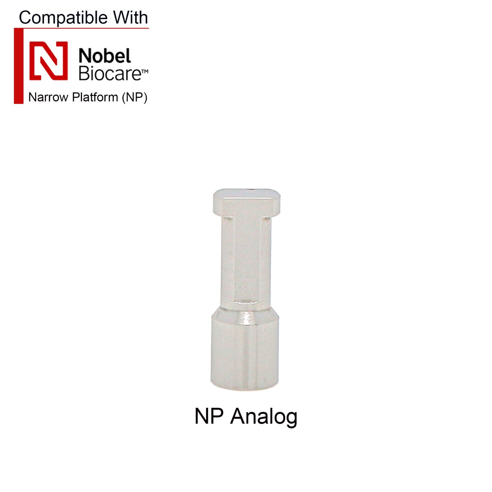 US Dental NP Impression Coping Open/Closed Tray Scanbody Analog FitsNobel Active