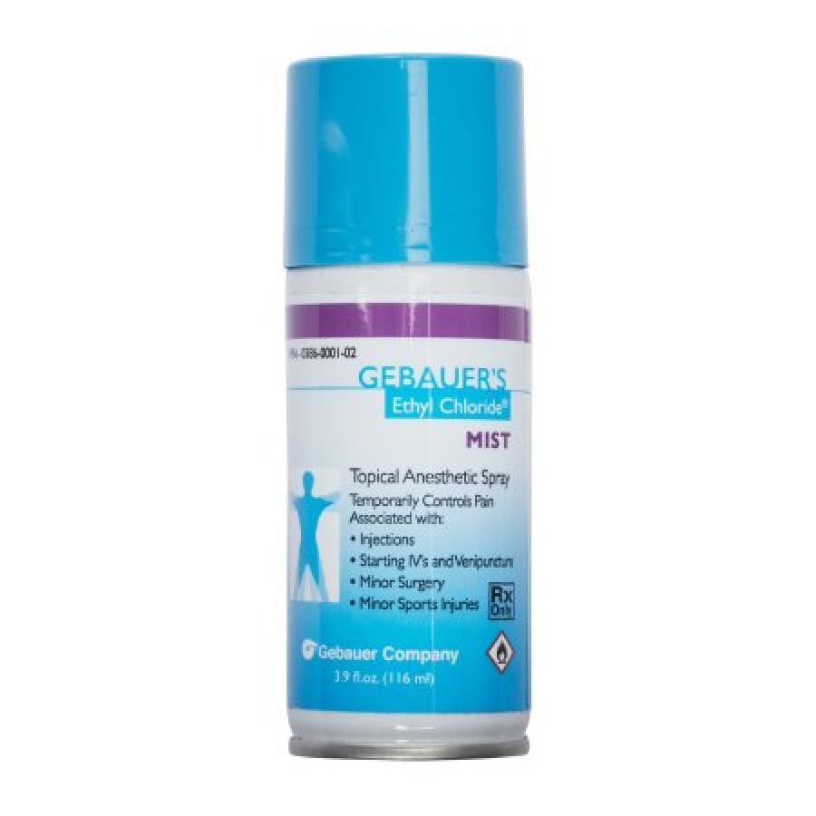 Gebauer Foots Ethyl Chloride Anesthetics Can Mist Spray Topical 103.5mL, 1 Ct