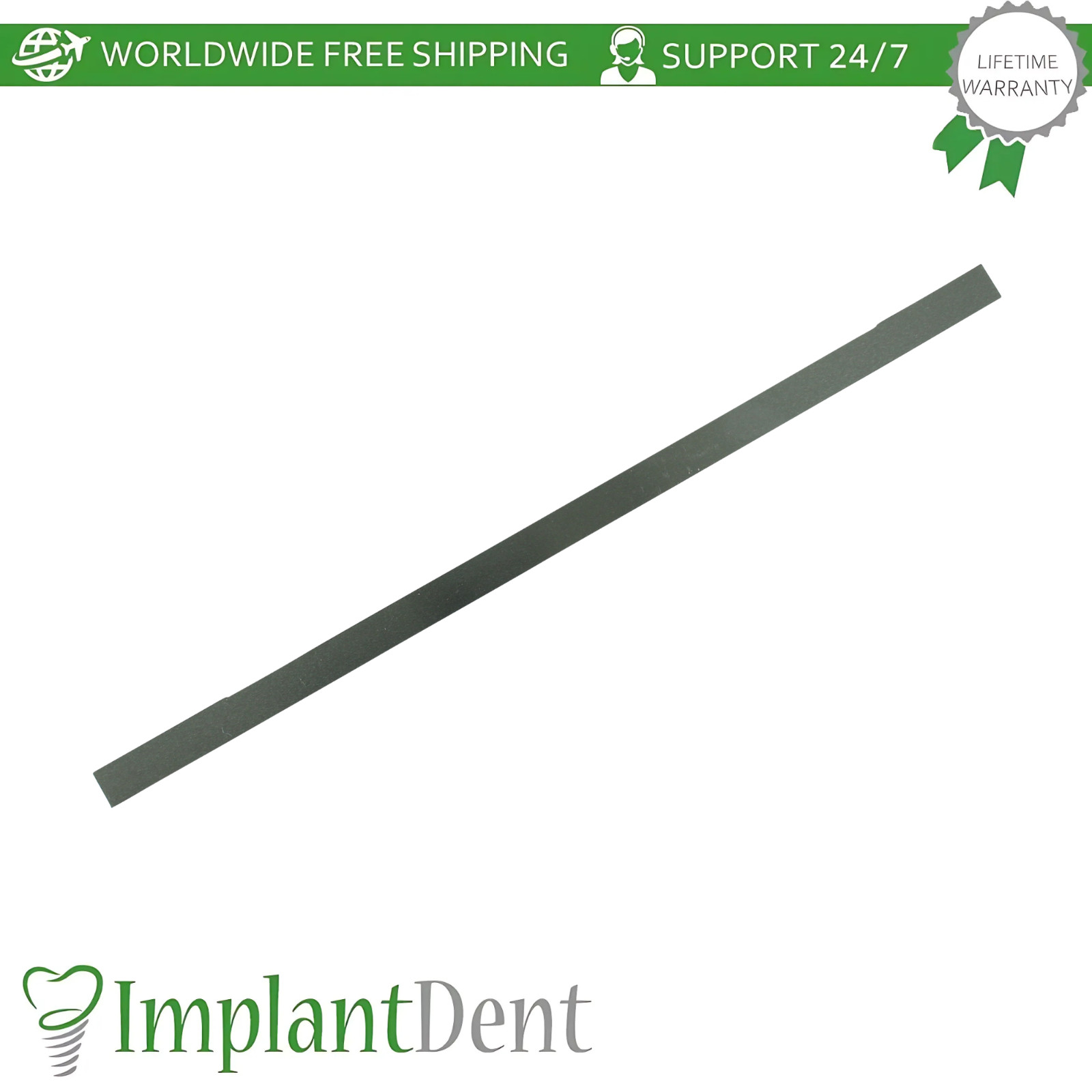 MDT Serrated Saw One Sided Stainless Steel Finishing Contouring Strips 10pcs
