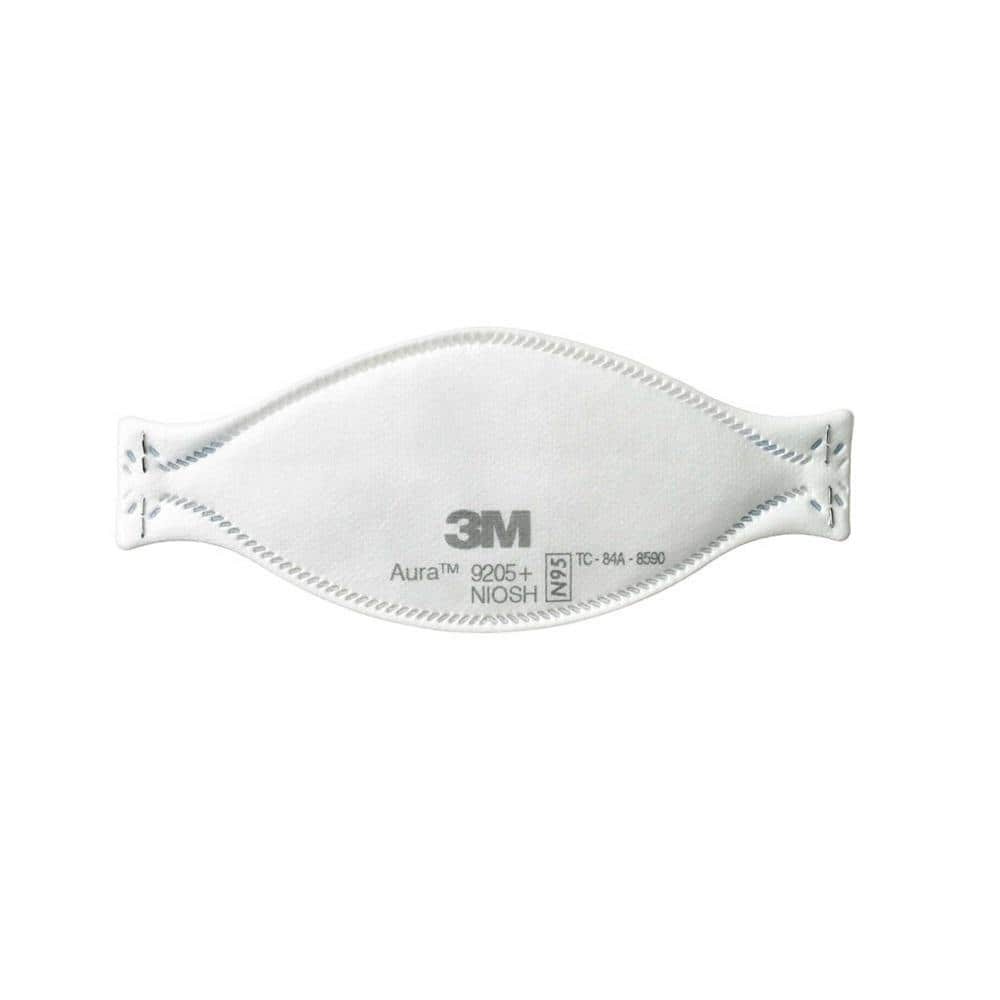 3M 9205+ N95 Aura Particulate Disposable Respirator Foldable (30-Pack)