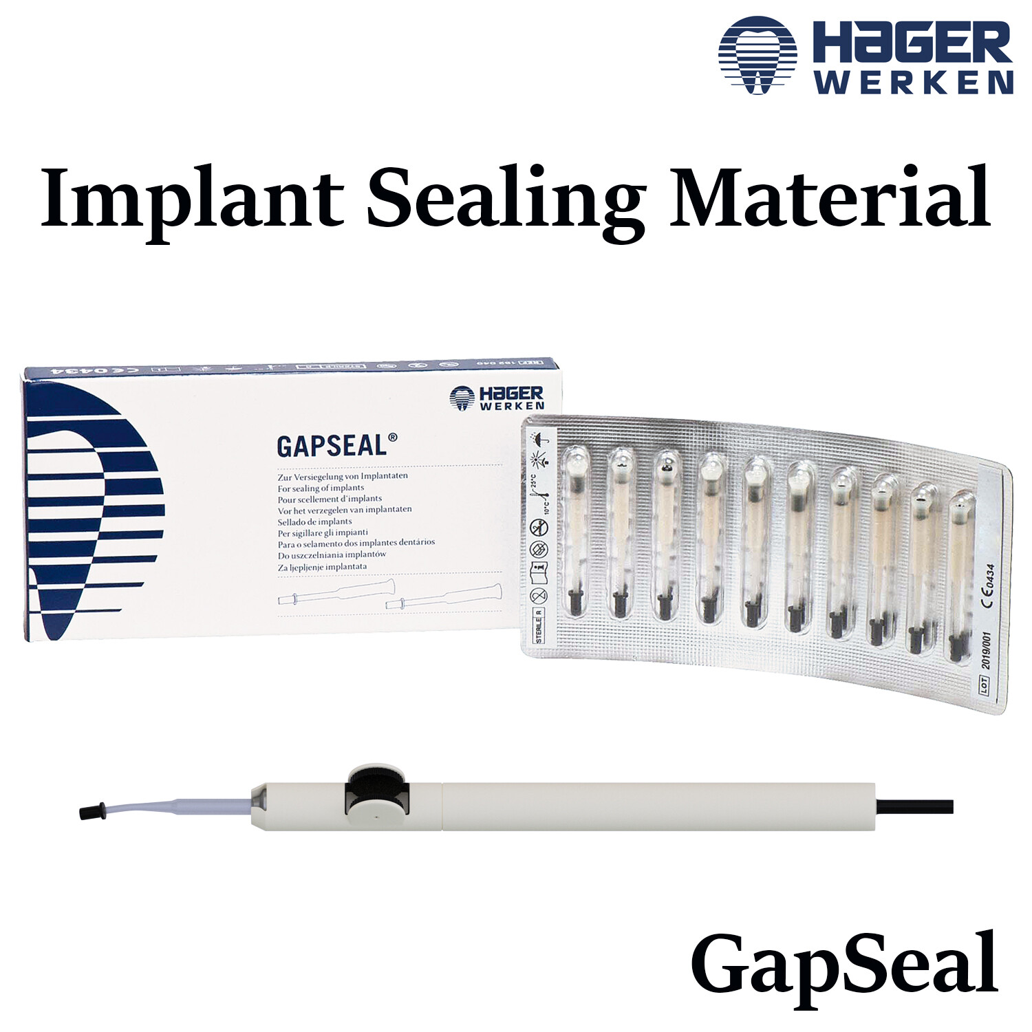 Emergency First Aid GAPSEAL Implant Anti Bacterial Peri-Implantitis Gel