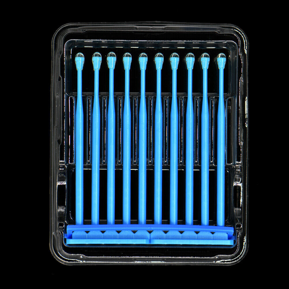 1 Kit 20 Pc Dental Veneers Teeth Stick Adhesive Rod For Inlay Crowns Refill Blue