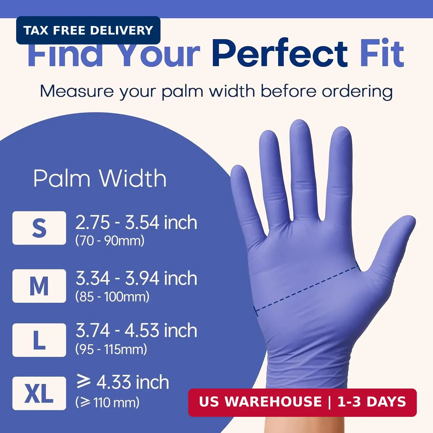 Supmedic Medical Soft Max™ Nitrile Exam Gloves, Powder-Free Latex-Free Food Safe