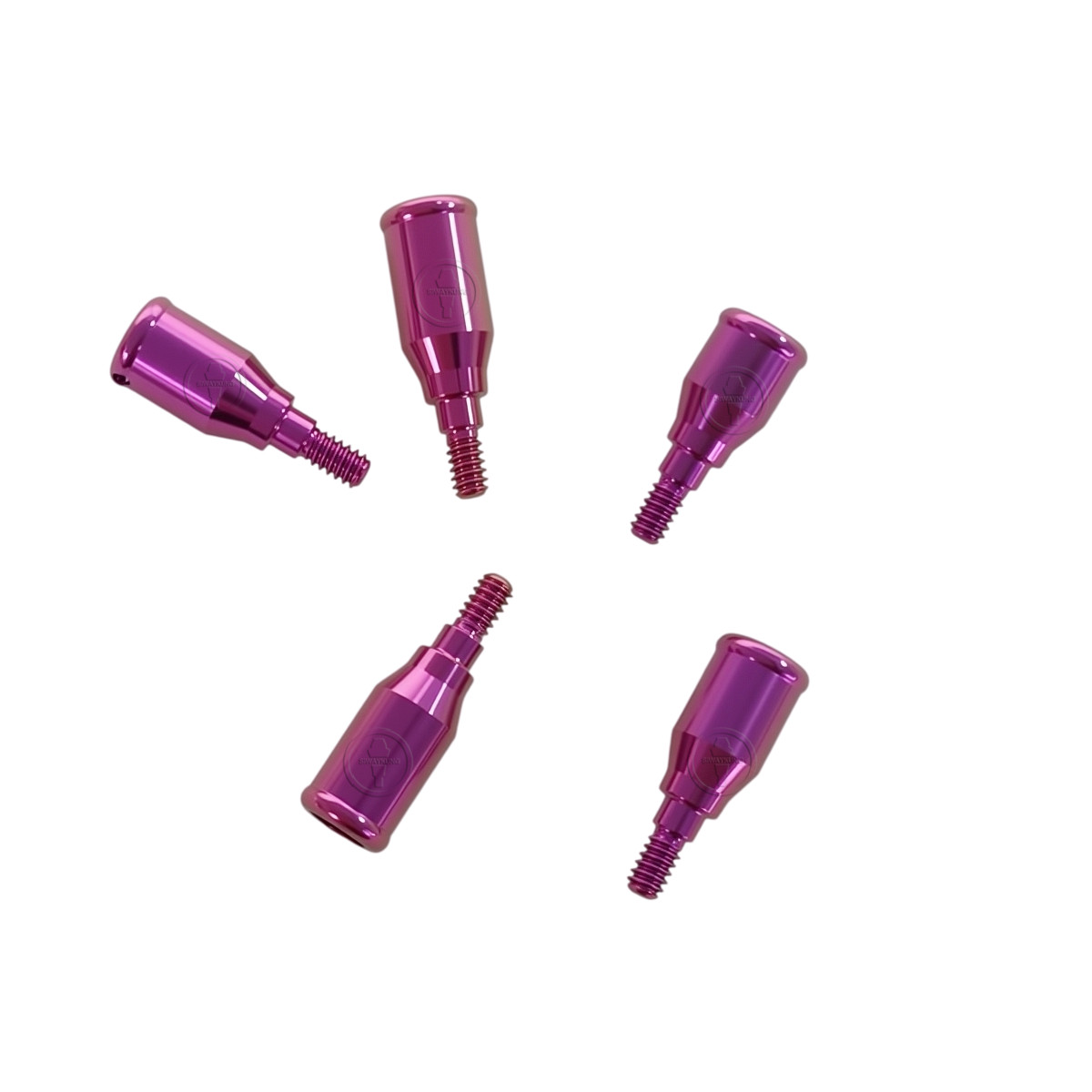Locator abutment Male caps kit fit to Straumann BLX RB GH1.5-5.5