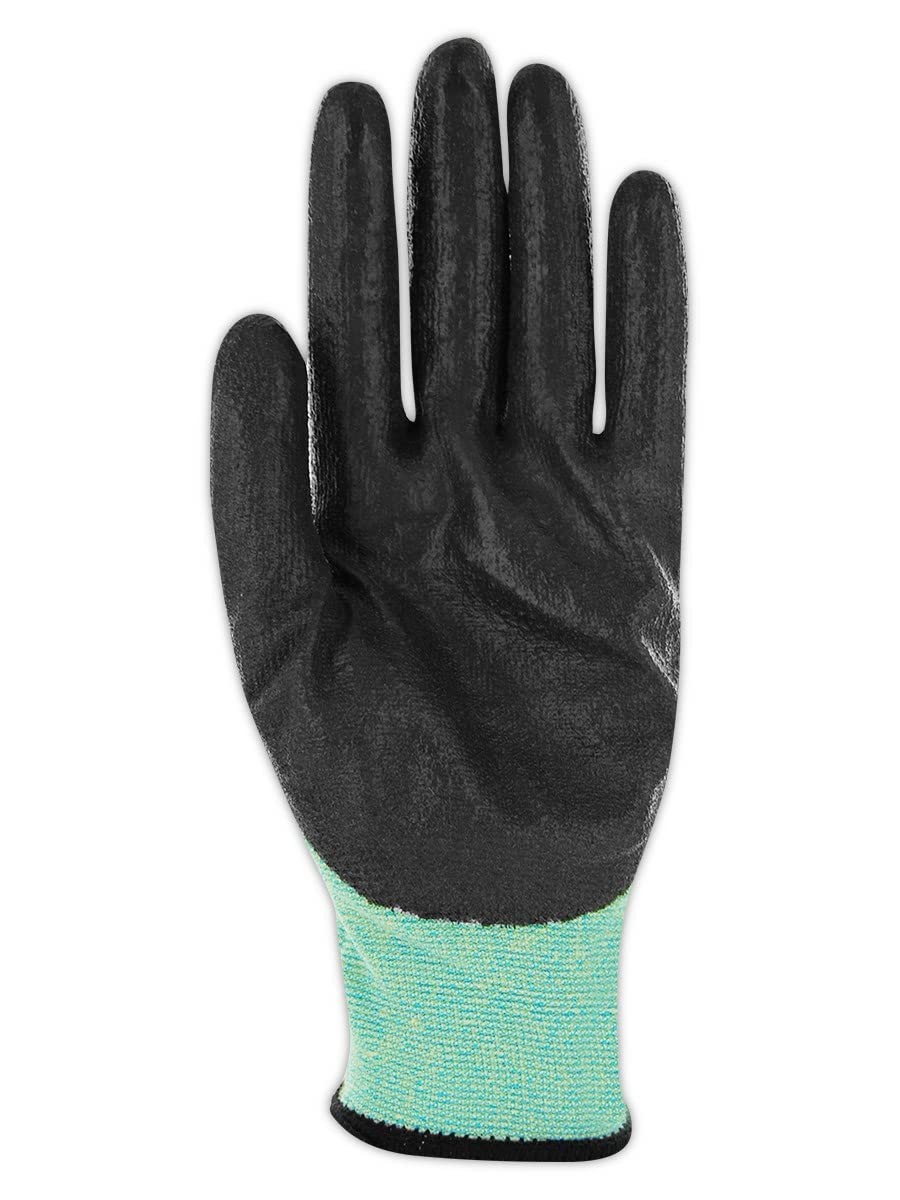 Magid Resistant Cut Level A5 Work Gloves 6 Pr Dry Grip Polyurethane Coated Size